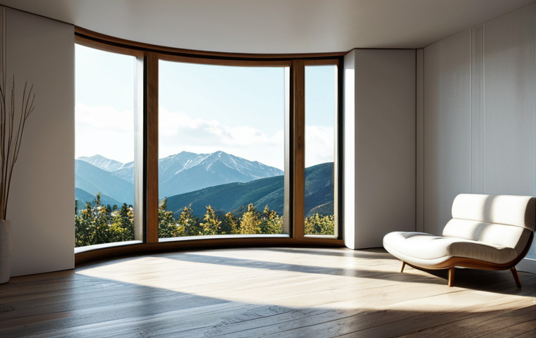 Prompt 1: Curved Harmony and Natural Light**