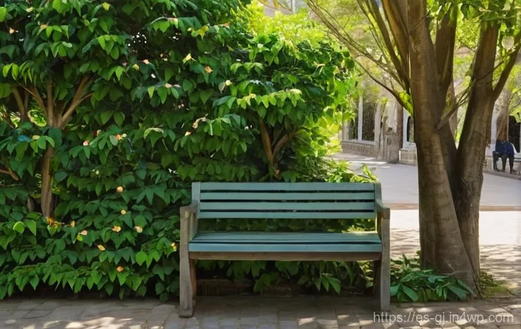 자연 형태 디자인의 사회적 영향력 - **Prompt:** "A tranquil scene in a bustling urban botanical garden, reminiscent of Madrid's Royal Bo...